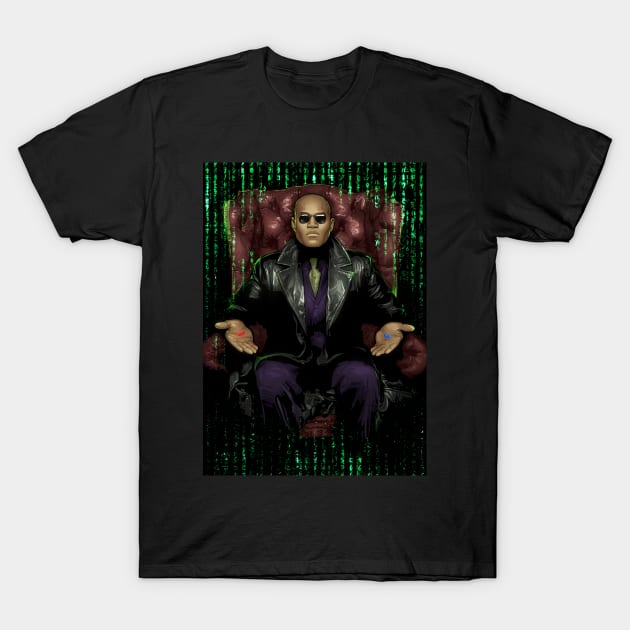 The Matrix Morpheus T-Shirt by nabakumov